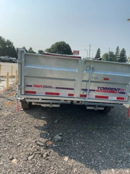 New 2026 N&N 16 ft 20k Gooseneck with hydraulic jacks