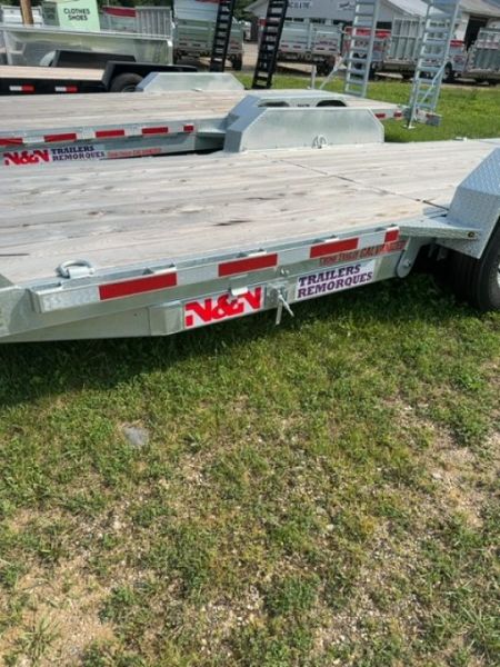 New 2026 N&N Tilt Trailer 20 foot 15K with hydraulic jack