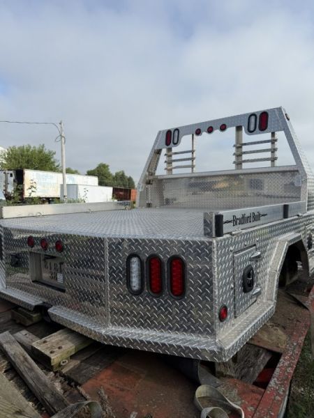 Used 2025 Bradford Built 84"x84" Ford Single Wheel Short Bed Box Removal Aluminum 4 Box Truck Bed