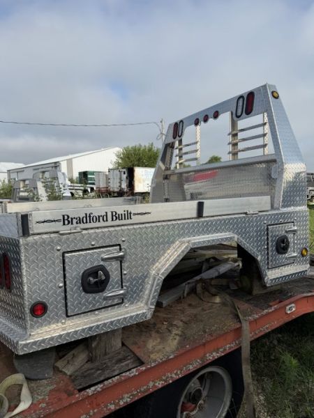 Used 2025 Bradford Built 84"x84" Ford Single Wheel Short Bed Box Removal Aluminum 4 Box Truck Bed