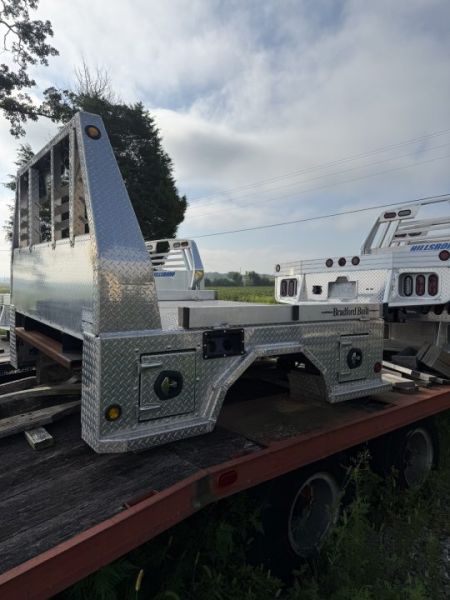 Used 2025 Bradford Built 84"x84" Ford Single Wheel Short Bed Box Removal Aluminum 4 Box Truck Bed