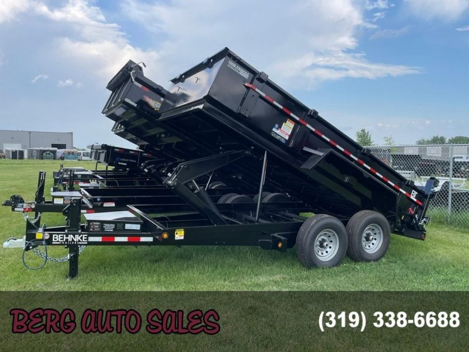 New 2026 Behnke 83x14 14k Dump Trailer