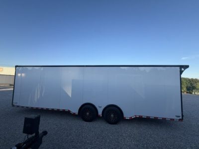New Outlaw Light Race 8.5x28 12k White/Black Trim PKG W/ RS Cabinets