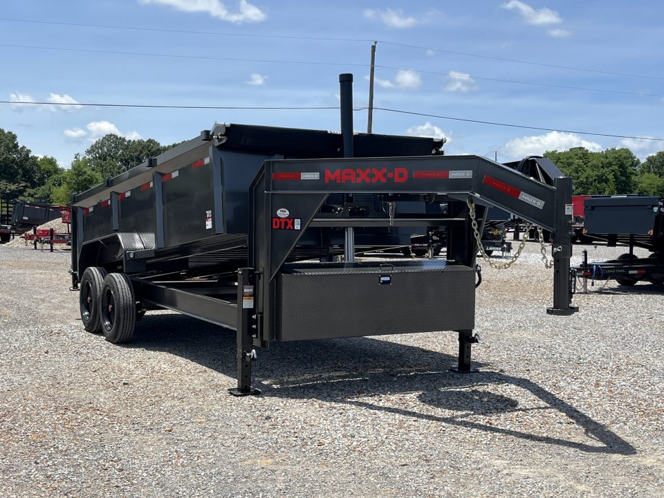 New 2027 MAXXD 83"X18' 18K Telescopic Gooseneck Dump Trailer