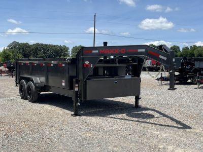New 2027 MAXXD 83"X18' 18K Telescopic Gooseneck Dump Trailer