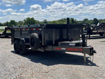 New 2027 MAXX-D 83"X14' 17.5K Telescopic Dump Trailer HYD JACK