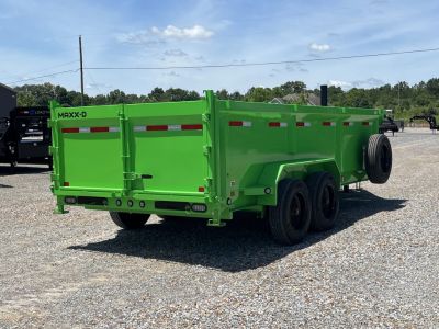 New 2027 MAXX-D 83"X16' 17.5K Telescopic Dump Trailer