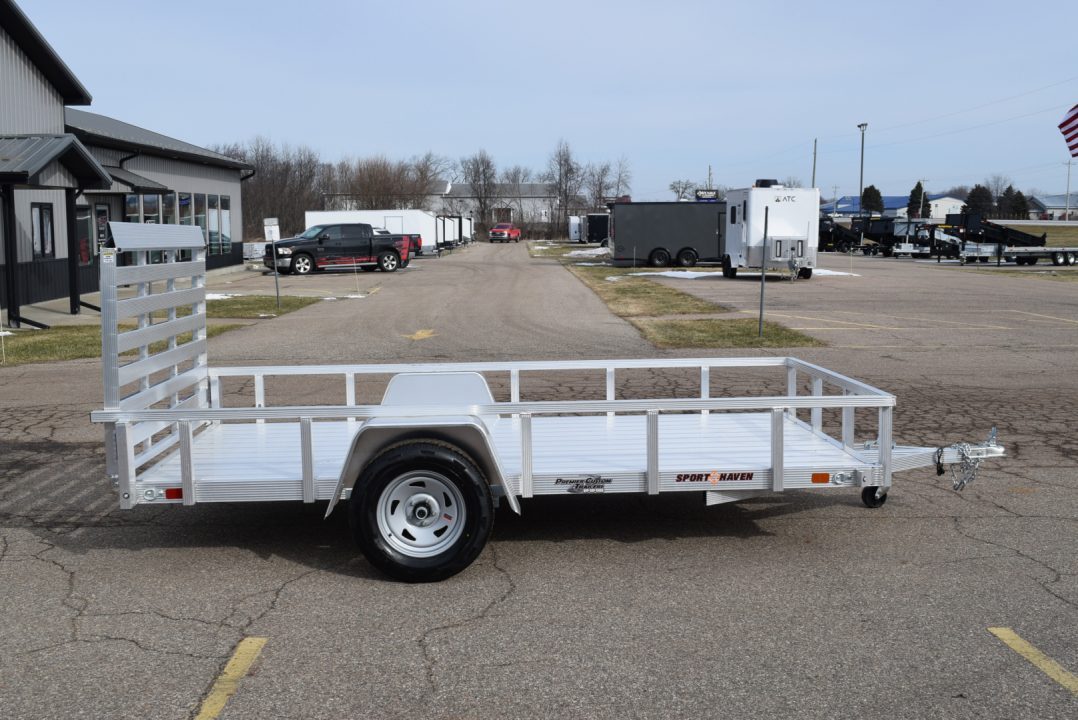 New 2026 Sport Haven 6x12 Aluminum Utility Trailer