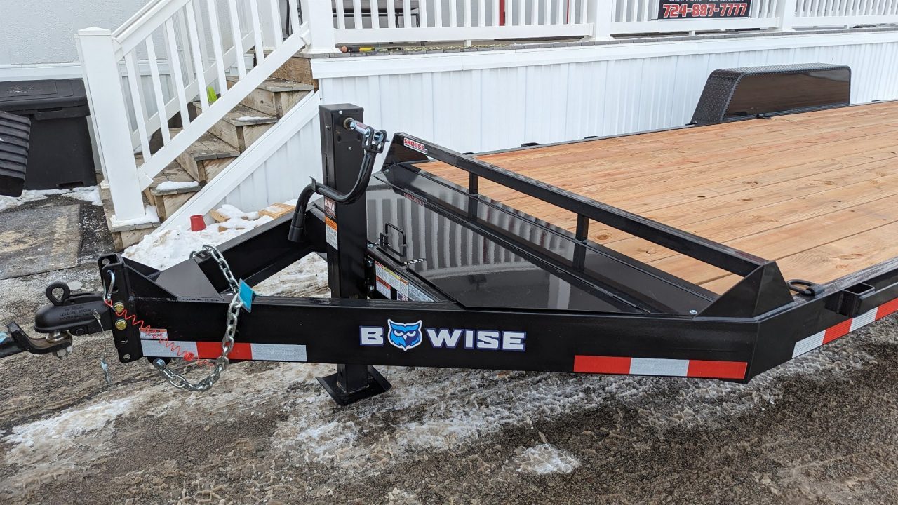New 2027 BWise 18' Lo Pro Equipment Hauler w/ No Dove (6K AXLES)