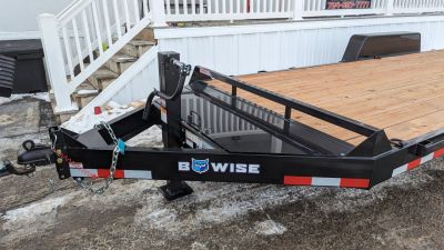 New 2027 BWise 18' Lo Pro Equipment Hauler w/ No Dove (6K AXLES)