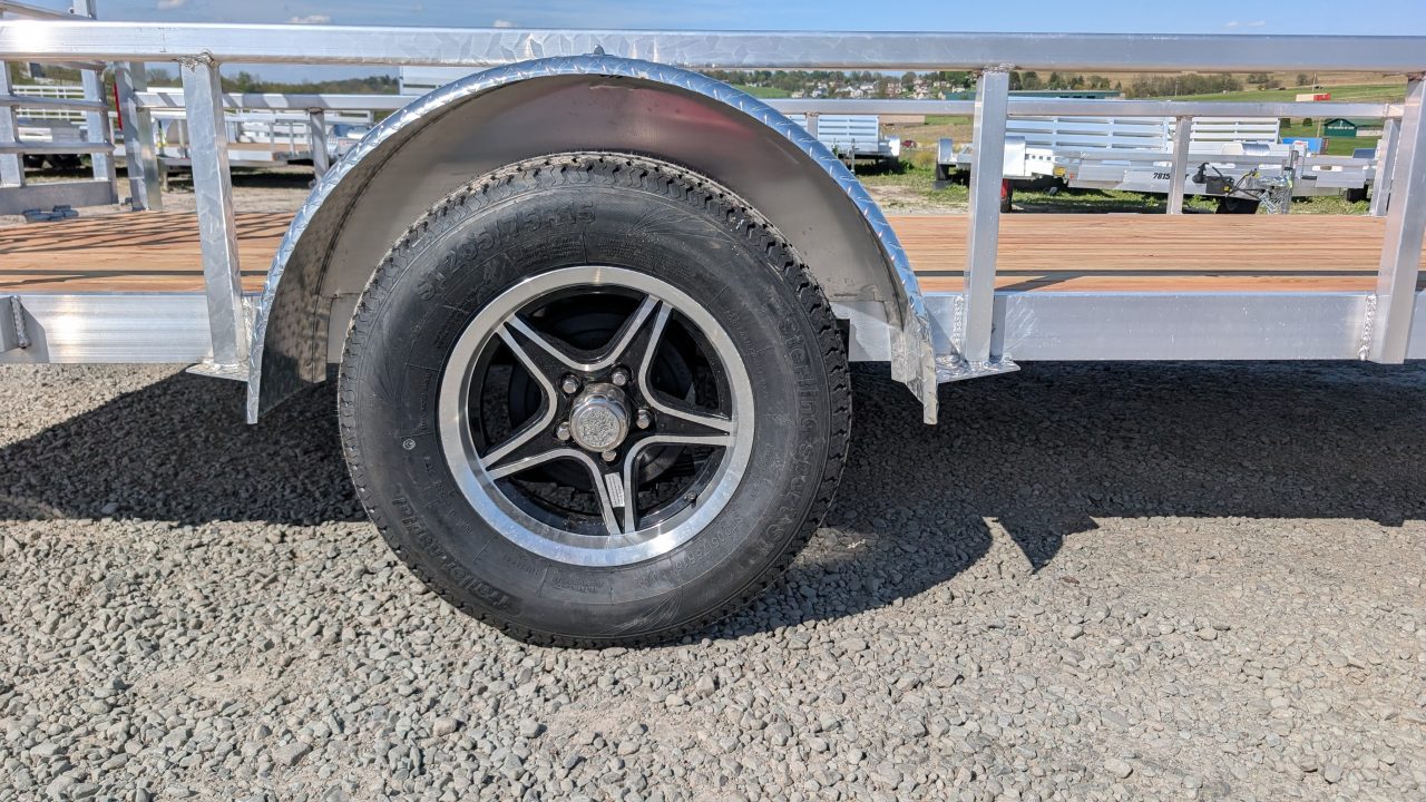 New 2027 Legend 7x12 Open Deluxe Aluminum Utility Trailer