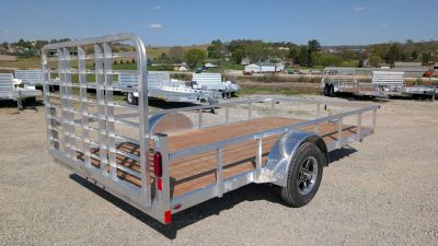 New 2027 Legend 7x12 Open Deluxe Aluminum Utility Trailer