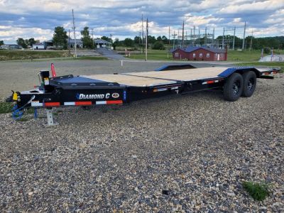 New 2026 Diamond C Trailers HXD207 Equipment Trailer / 15,500 GVWR / 102 x22'