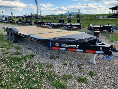 New 2026 Diamond C Trailers HXD207 Equipment Trailer / 15,500 GVWR / 102"x22'