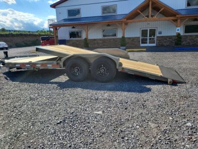 New 2026 Diamond C Trailers HDT207 Equipment Split Tilt Trailer / 15,500 GVWR / 82"x20'