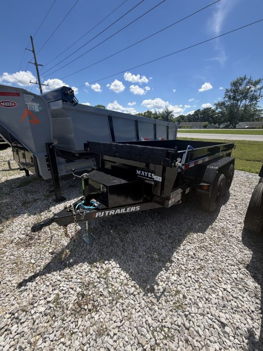 New 2026 PJ TRAILER DUMP D5101 60X10 TA 18" SIDES (GVW:9899) BLACK