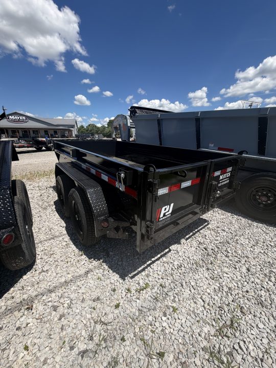New 2026 PJ TRAILER DUMP D5101 60X10 TA 18" SIDES (GVW:9899) BLACK