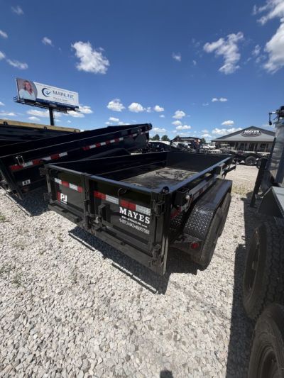 New 2026 PJ TRAILER DUMP D5101 60X10 TA 18" SIDES (GVW:9899) BLACK
