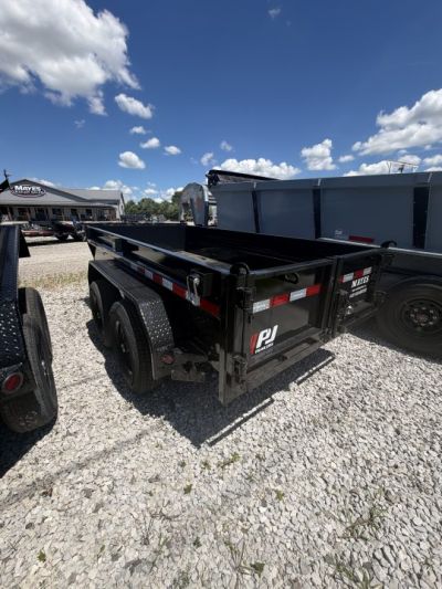 New 2026 PJ TRAILER DUMP D5101 60X10 TA 18" SIDES (GVW:9899) BLACK