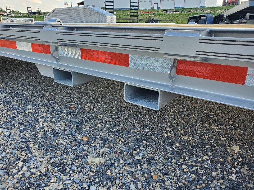New 2026 Diamond C Trailers HDT207 Equipment Split Tilt Trailer / 15,500 GVWR / 82"x22'