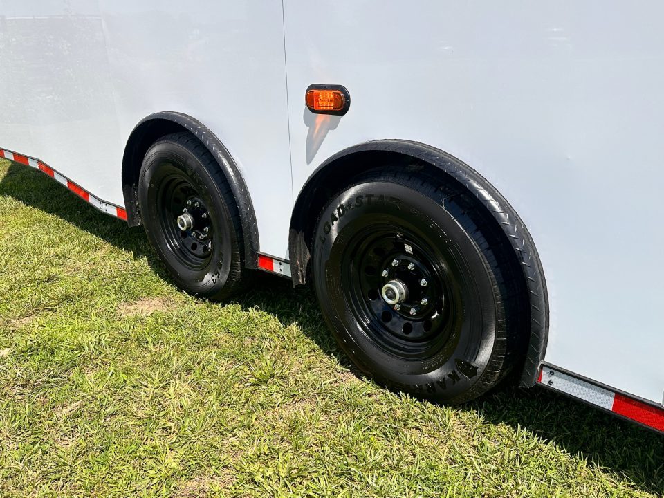 New 2026 8.5x28 Race Trailer -Finished Interior-7000LB Spread Torsion-Heavy Duty Ramp- Car/ Race Trailer