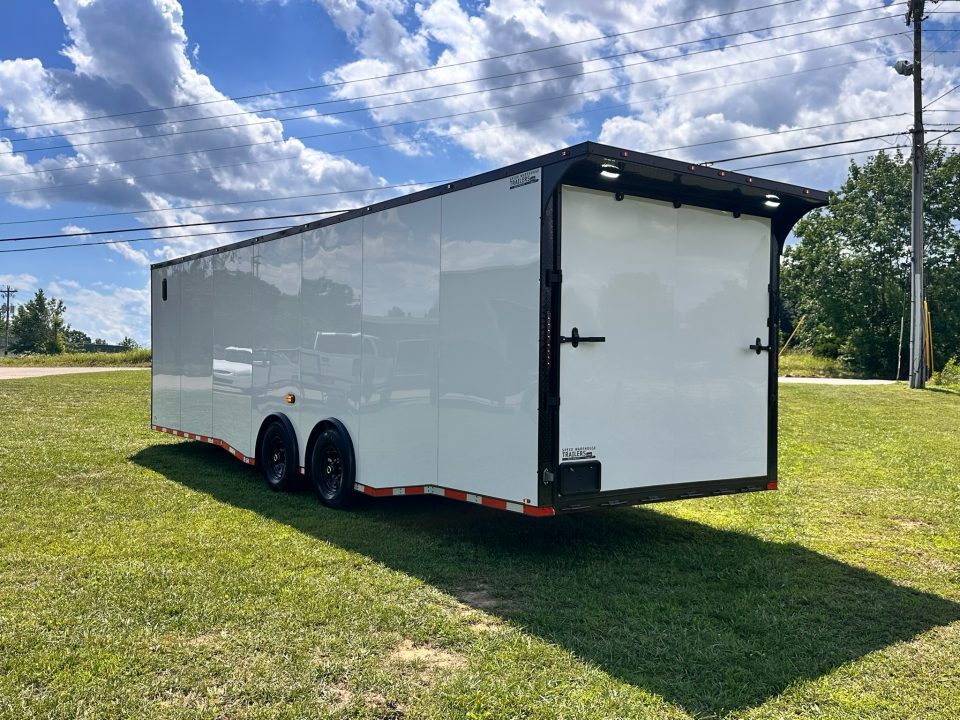 New 2026 8.5x28 Race Trailer -Finished Interior-7000LB Spread Torsion-Heavy Duty Ramp- Car/ Race Trailer