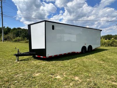 New 2026 8.5x28 Race Trailer -Finished Interior-7000LB Spread Torsion-Heavy Duty Ramp- Car/ Race Trailer
