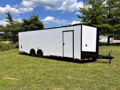 New 2026 8.5x28 Race Trailer -Finished Interior-7000LB Spread Torsion-Heavy Duty Ramp- Car/ Race Trailer
