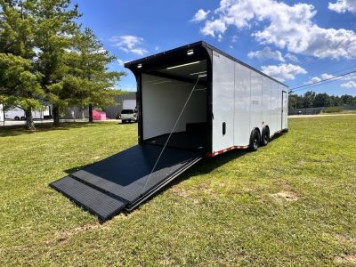 New 2026 8.5x28 Race Trailer -Finished Interior-7000LB Spread Torsion-Heavy Duty Ramp- Car/ Race Trailer
