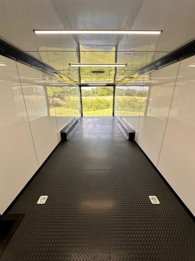 New 2026 8.5x28 Race Trailer -Finished Interior-7000LB Spread Torsion-Heavy Duty Ramp- Car/ Race Trailer