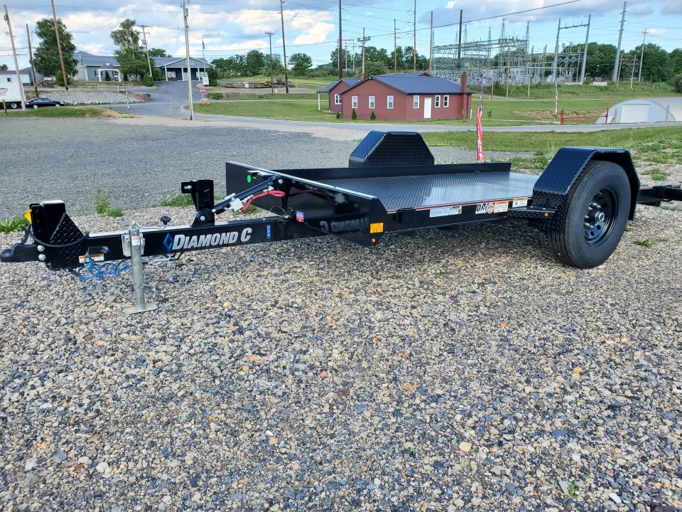 New 2026 Diamond C Trailers DSA107 Tilt Trailer / 7000 GVWR / 77"X12'