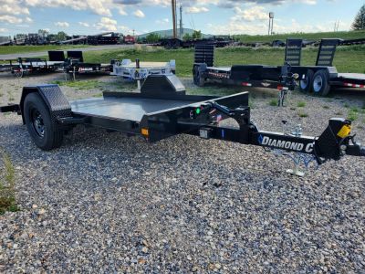 New 2026 Diamond C Trailers DSA107 Tilt Trailer / 7000 GVWR / 77"X12'
