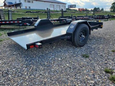 New 2026 Diamond C Trailers DSA107 Tilt Trailer / 7000 GVWR / 77"X12'