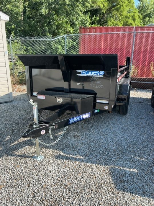 New 2026 Sure-Trac 6 x 10 SD Single Ram 7K Dump Trailer