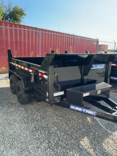 New 2026 Sure-Trac 6 x 10 SD Single Ram 7K Dump Trailer