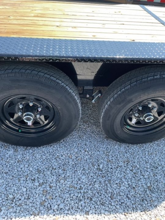 New 2026 Sure-Trac 7X24 (22+2) 10K C CHANNEL WOOD DECK Car Hauler