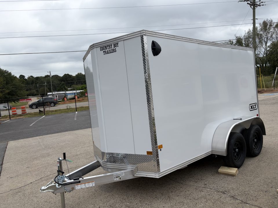 New 2027 ALCOM 6X12' Enclosed Trailer, 76" Height, 7K GVWR