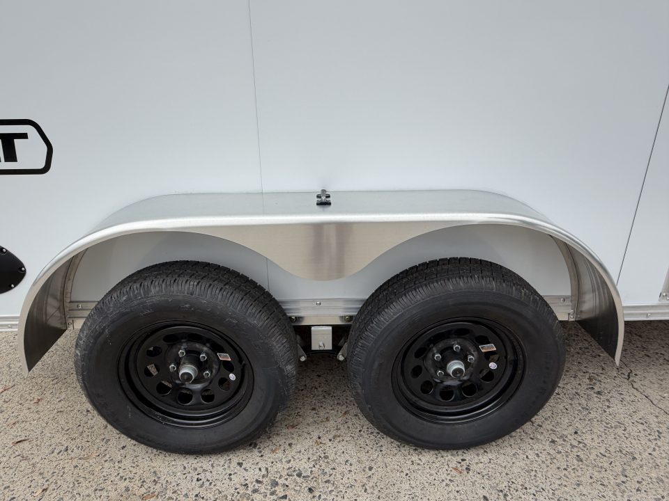 New 2027 ALCOM 6X12' Enclosed Trailer, 76" Height, 7K GVWR