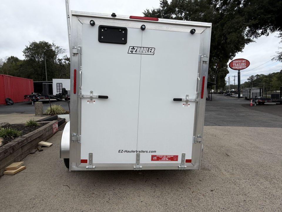 New 2027 ALCOM 6X12' Enclosed Trailer, 76" Height, 7K GVWR