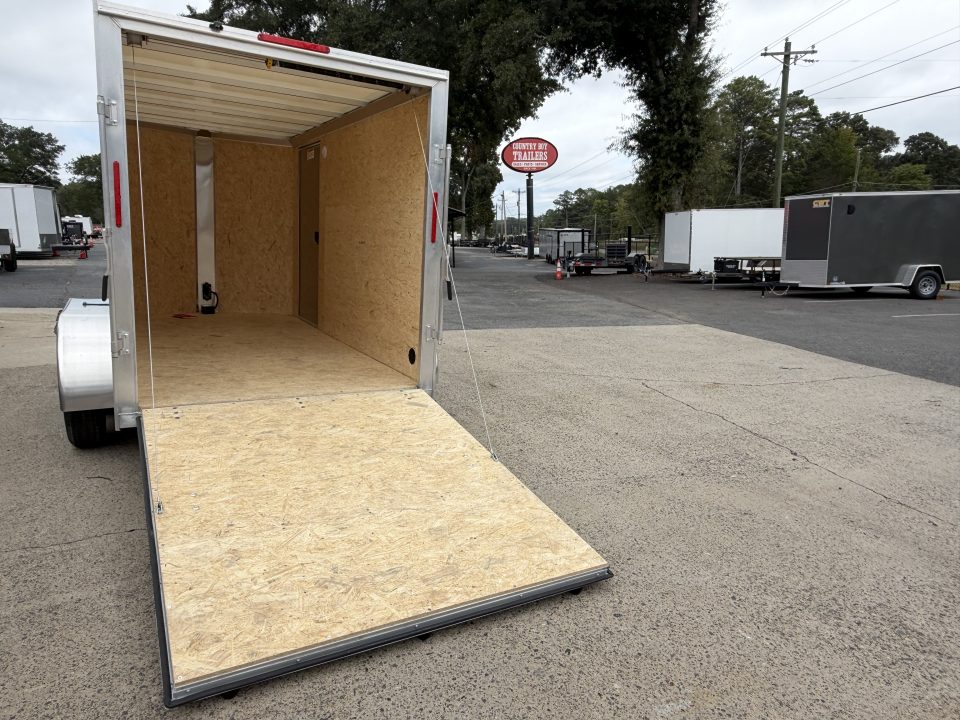 New 2027 ALCOM 6X12' Enclosed Trailer, 76" Height, 7K GVWR