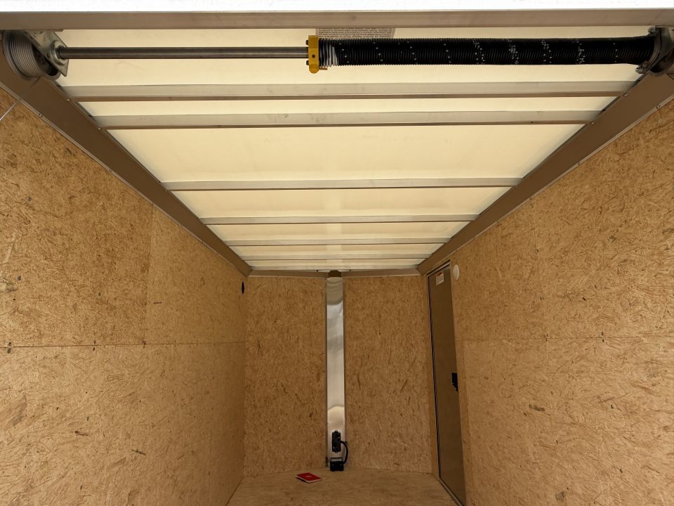 New 2027 ALCOM 6X12' Enclosed Trailer, 76" Height, 7K GVWR