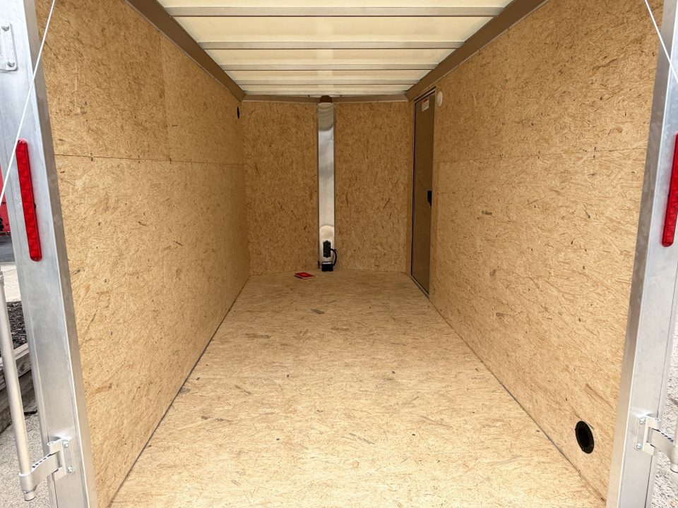 New 2027 ALCOM 6X12' Enclosed Trailer, 76" Height, 7K GVWR