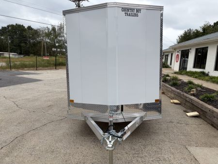 New 2027 ALCOM 6X12' Enclosed Trailer, 76" Height, 7K GVWR