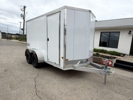 New 2027 ALCOM 6X12' Enclosed Trailer, 76" Height, 7K GVWR