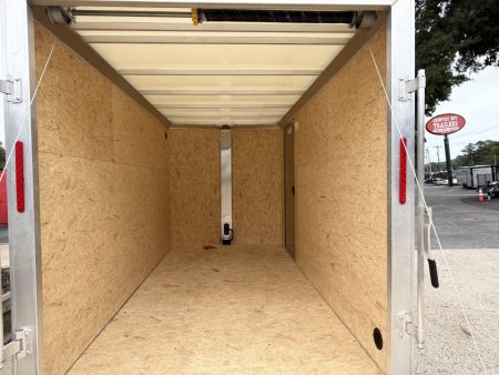 New 2027 ALCOM 6X12' Enclosed Trailer, 76" Height, 7K GVWR