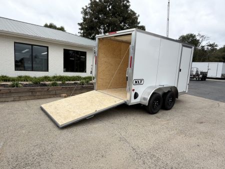New 2027 ALCOM 6X12' Enclosed Trailer, 76" Height, 7K GVWR