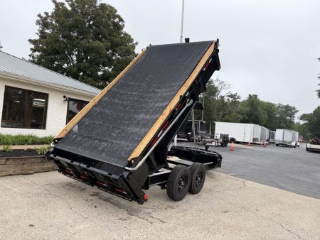 New 2027 Diamond C 82x14' Dump, 2' Sides, 3-Way Gate, Ramps LPT207