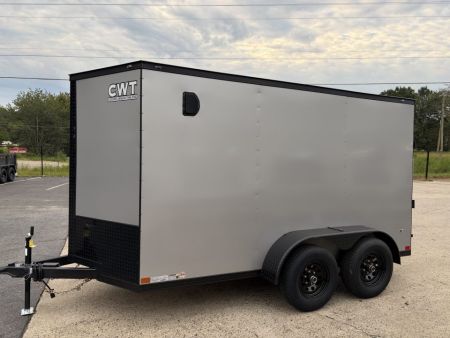 New 2027 Covered Wagon 6X12 Enclosed, 5200# Axles, Rubber Floor & E-Track