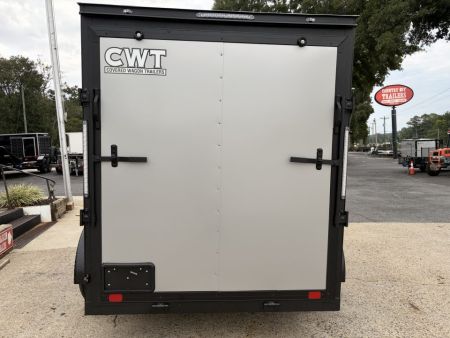 New 2027 Covered Wagon 6X12 Enclosed, 5200# Axles, Rubber Floor & E-Track
