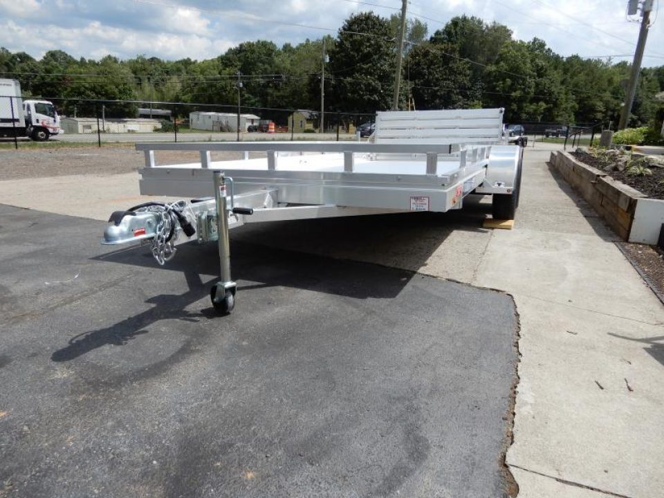 New 2027 Aluma 78x16' Utility, Bi-Fold Tailgate,7K GVWR 7816ESA-TA